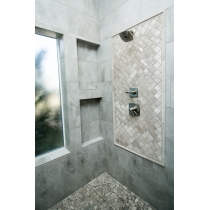 METRO - 2.4X2.91/12X12 METRO, CREAM, HONED